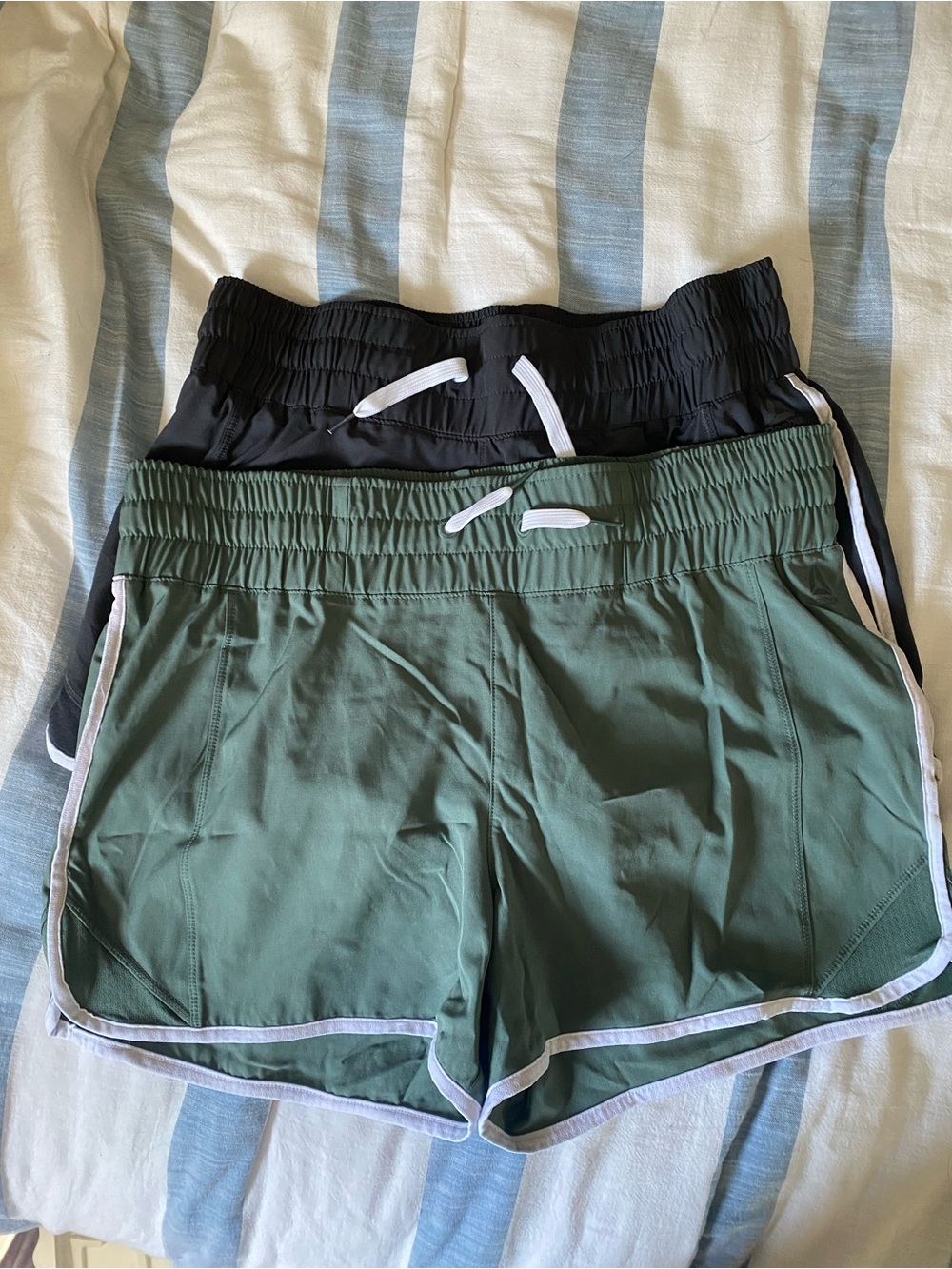 Reebok Athletic Shorts - Green & Black